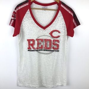 Genuine Merch | Cincinnati Reds Burnout Tee